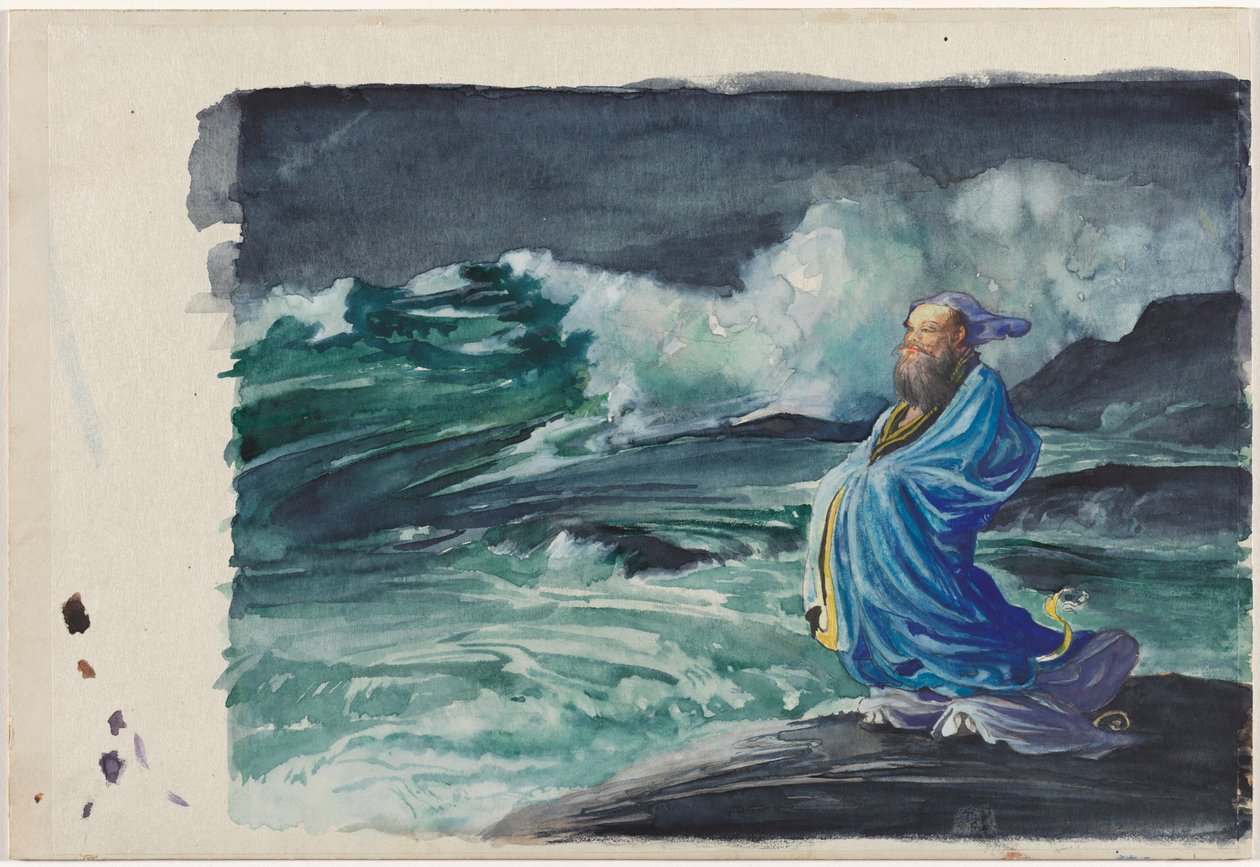 A Rishi Stirring Up a Storm by John La Farge