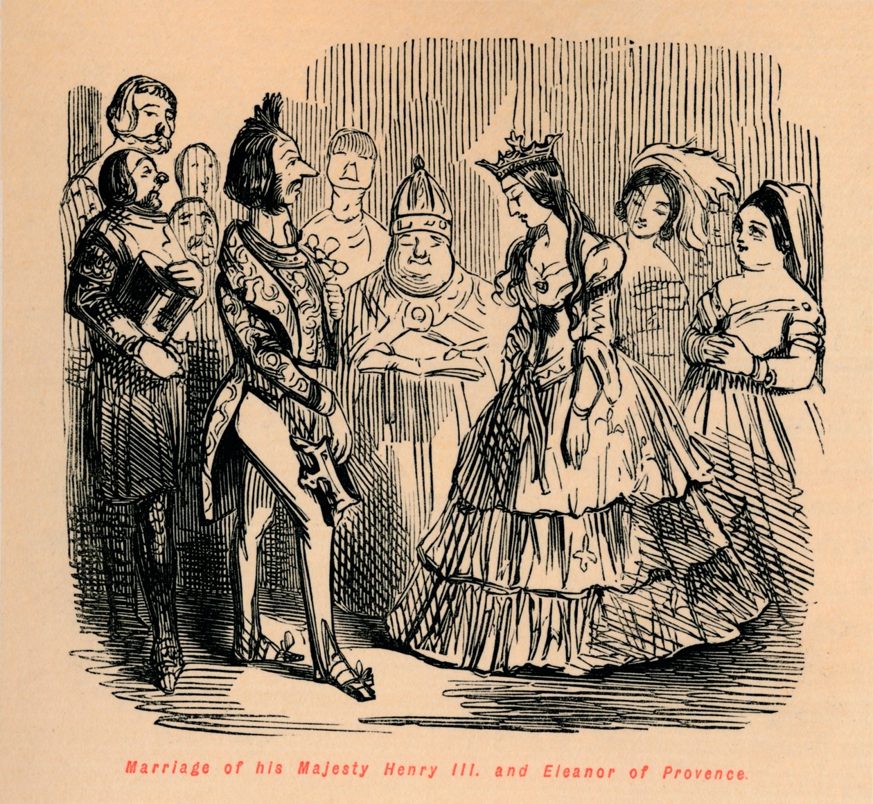 Marriage of His Majesty Henry III and Eleanor of Provence by John Leech