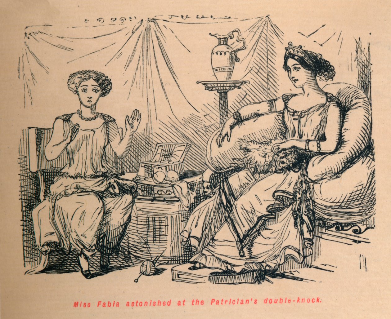 Miss Fabia Astonished at the Patrician