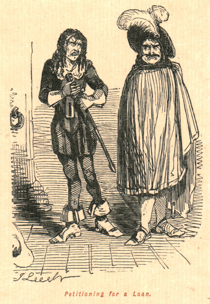 Petitioning for a Loan by John Leech
