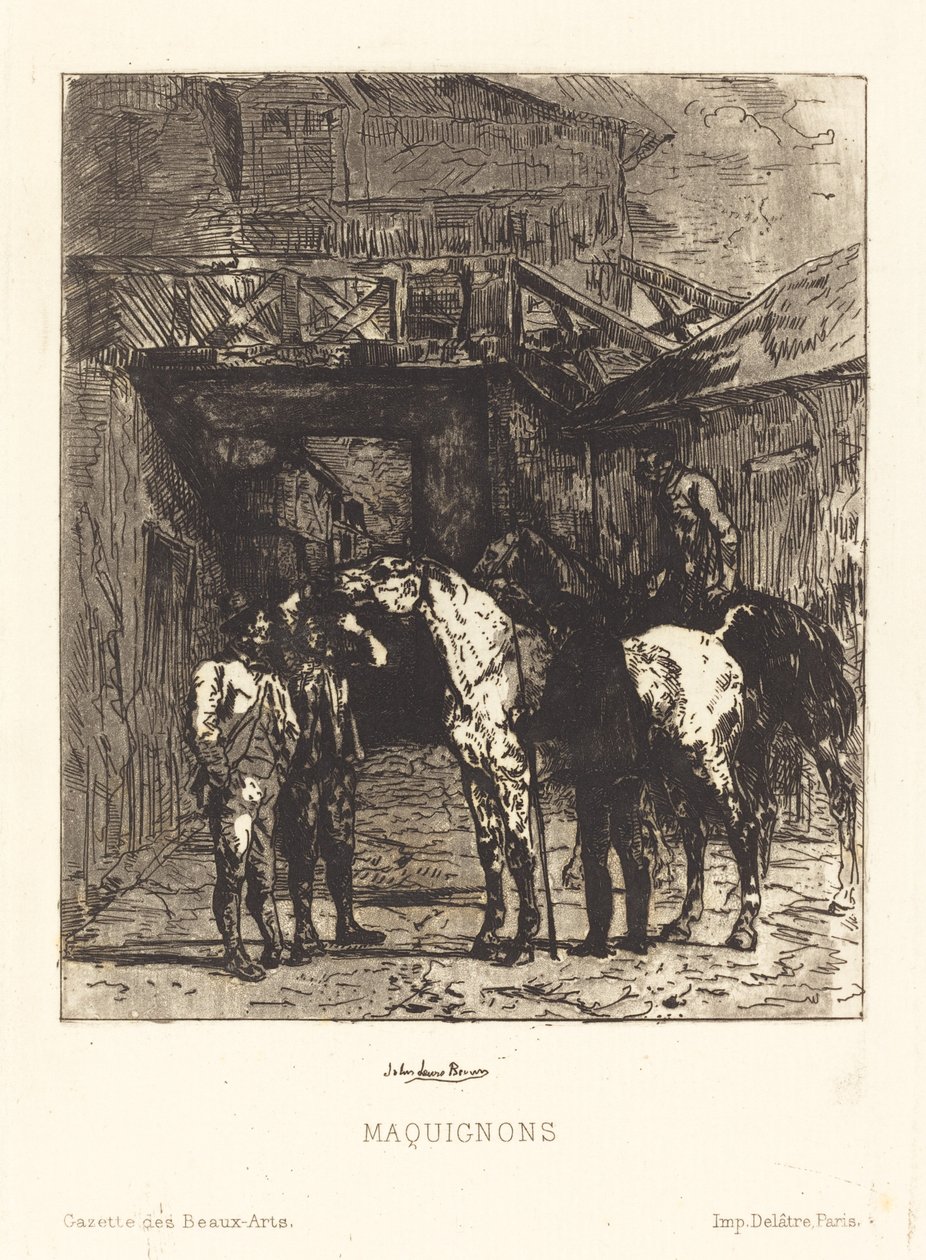 Horse Dealers by John Lewis Brown