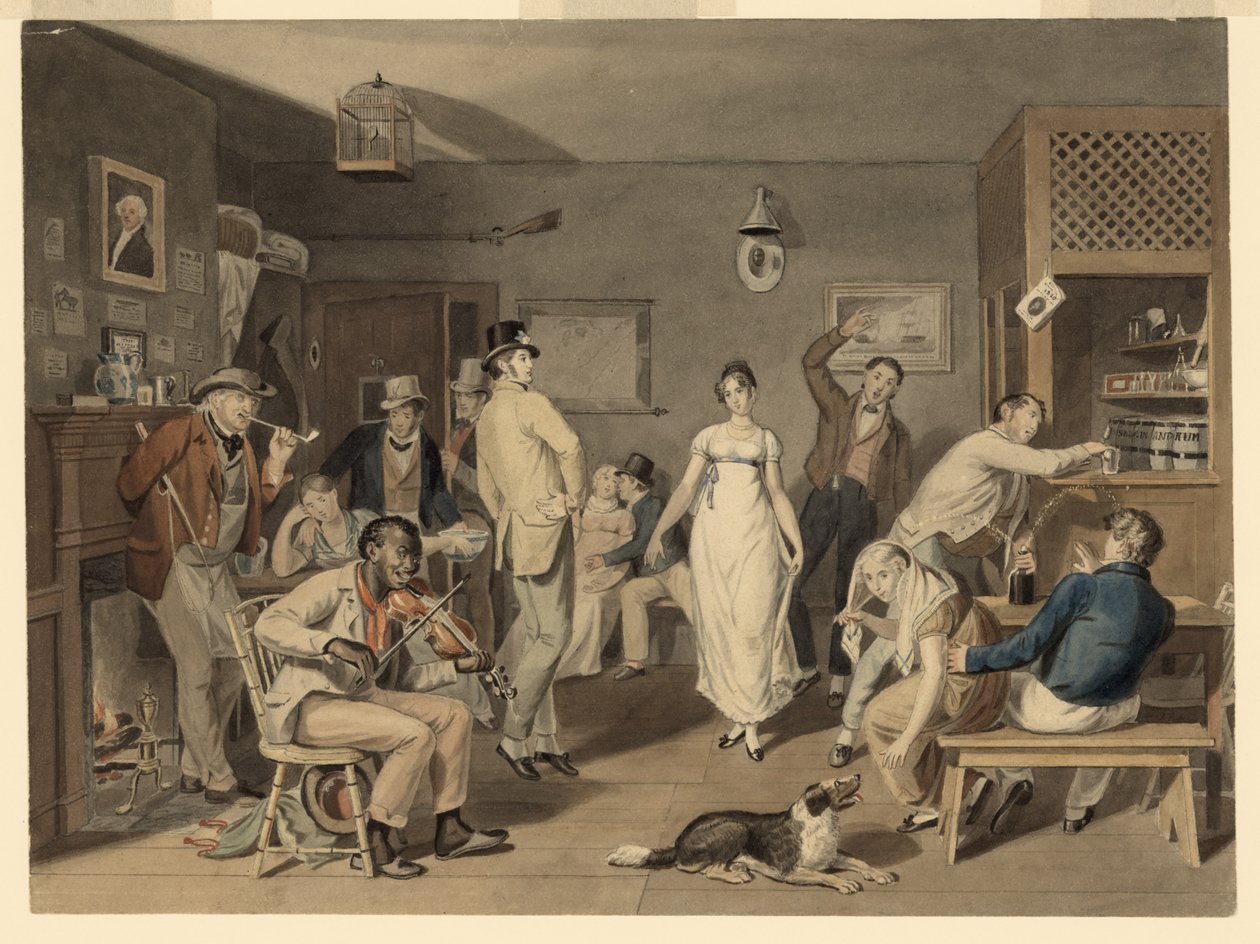 Barroom Dancing by John Lewis Krimmel