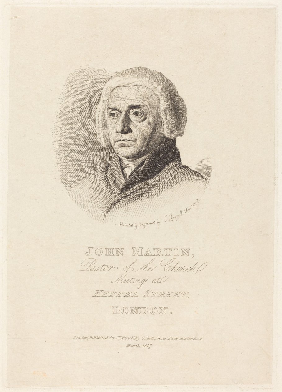 John Martin by John Linnell