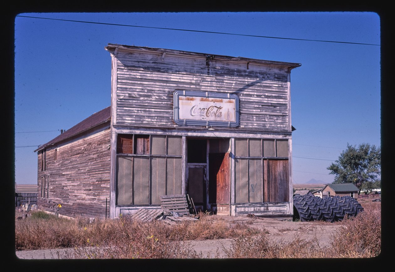 Abandoned Café, Joplin, Montana, USA by John Margolies