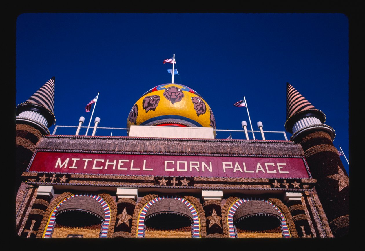Corn Palace, Low Angle View, Mitchell, South Dakota, USA by John Margolies
