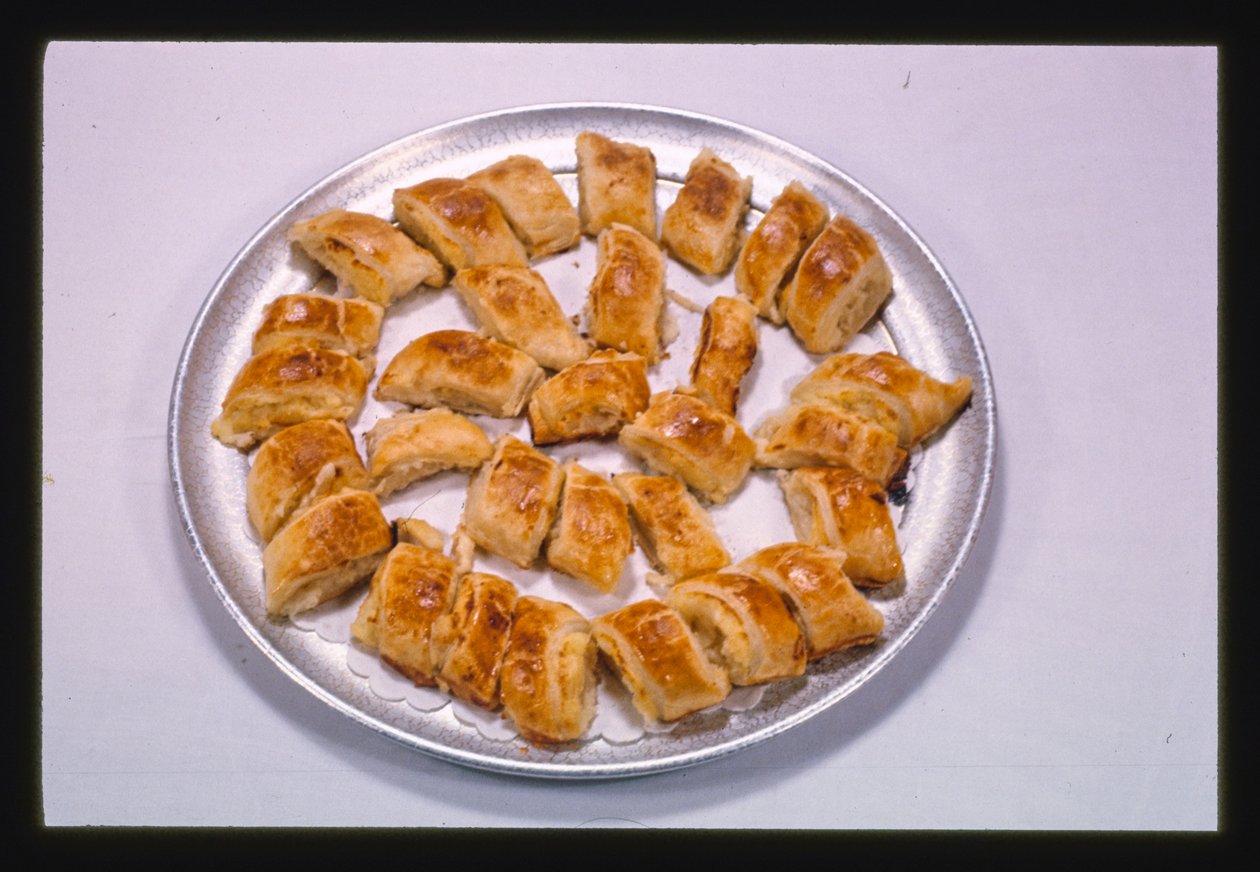 Knishes, Potato and Cheese, Menges Resort, Livingston Manor, New York, USA by John Margolies