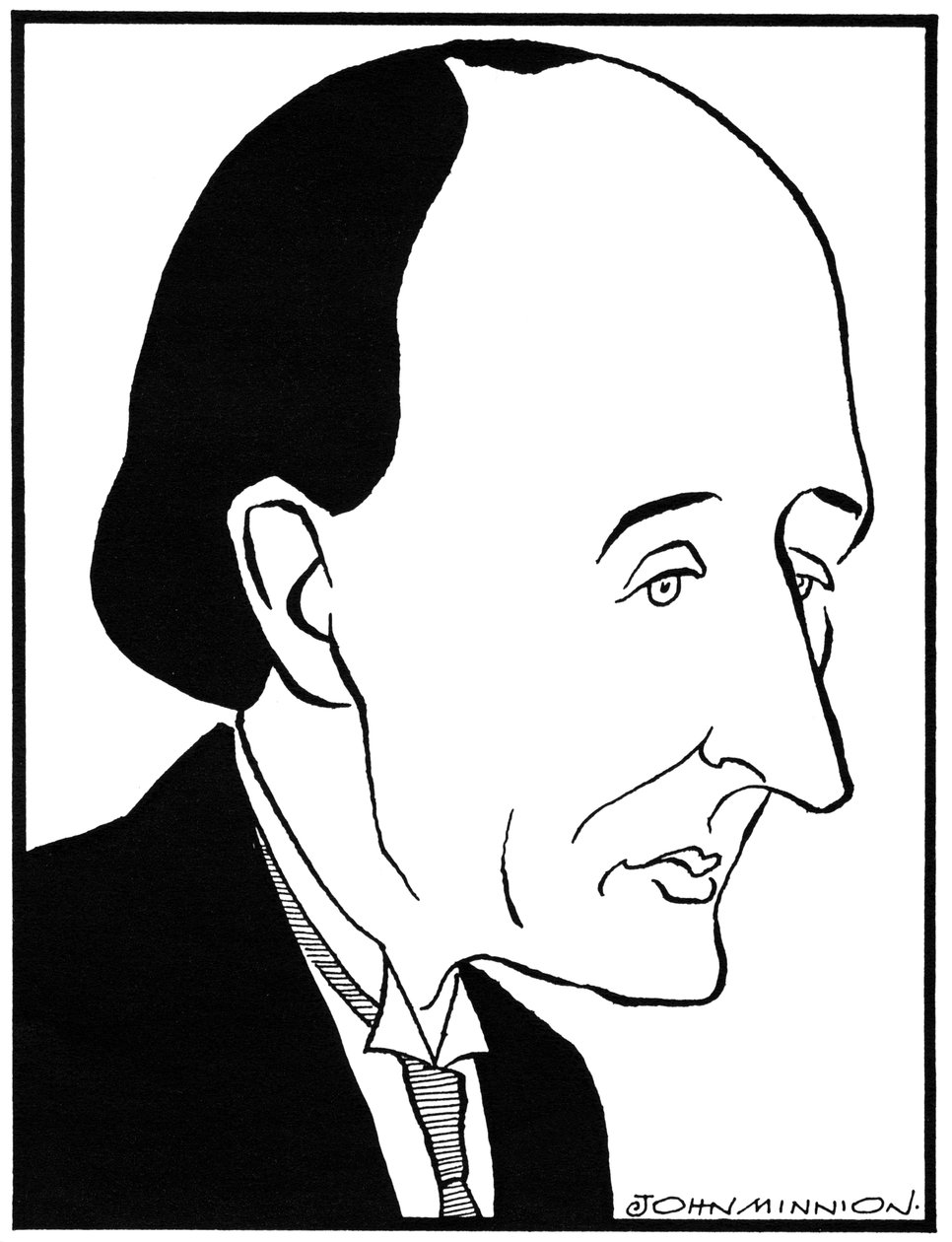 Frederick Delius - portrait of English composer, 29 January 1862 - 10 June 1934 by John Minnion
