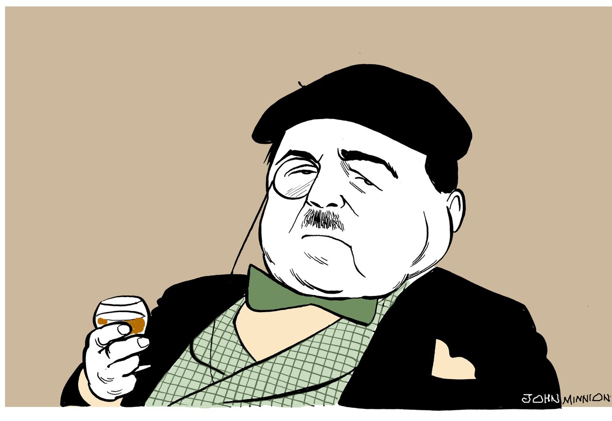 Reynaldo Hahn, caricature by John Minnion