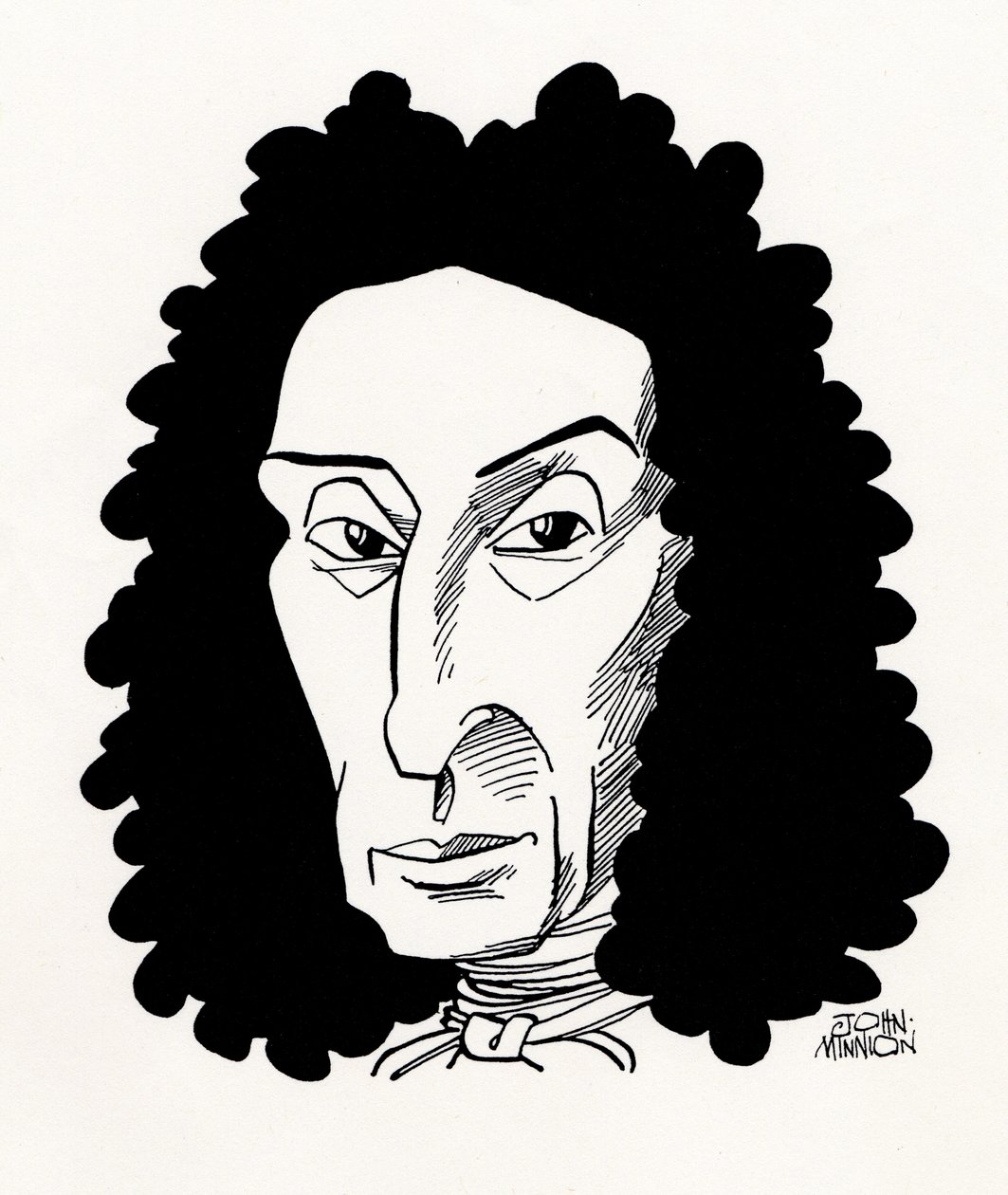 Giuseppe Torelli, caricature by John Minnion