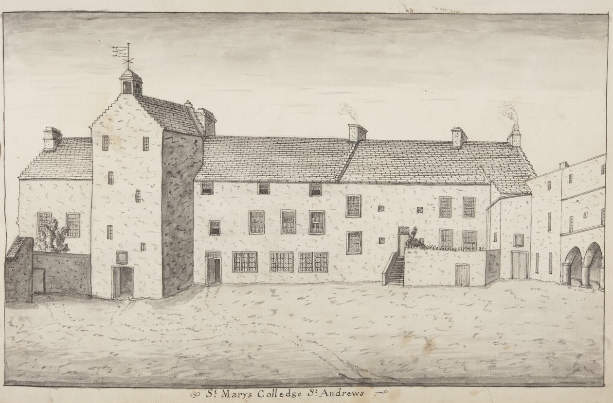 St Andrews Delineated - St Marys College St Andrews by John Oliphant