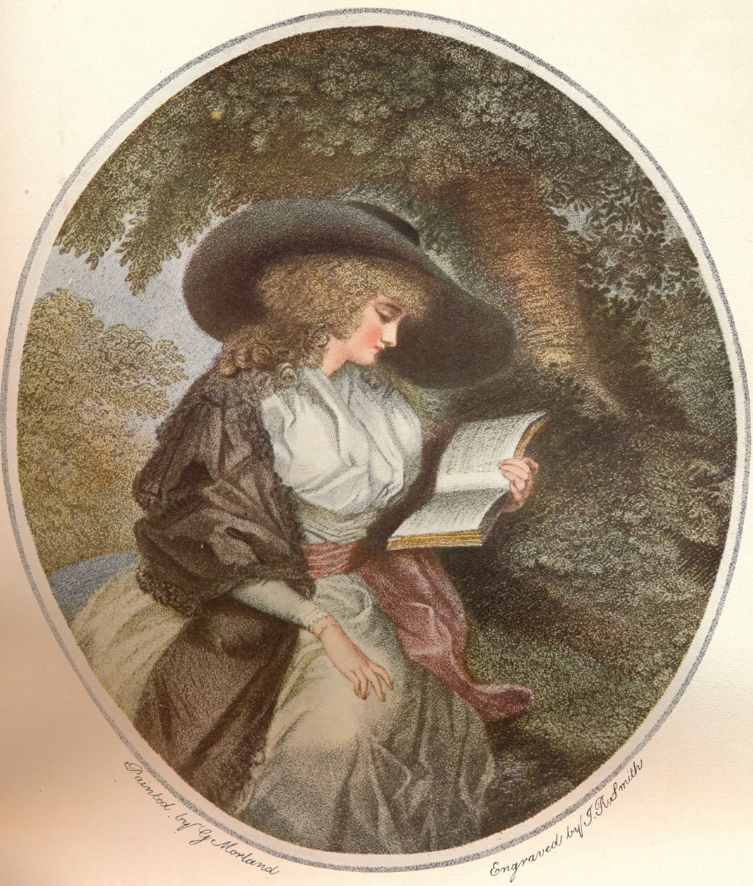 Delia in the Country by John Raphael Smith: Fine art print