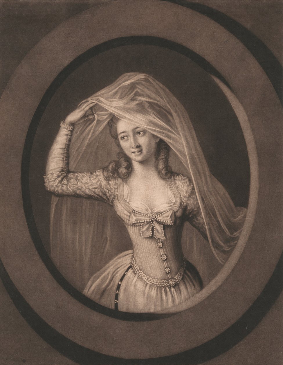 Miss Brown in the Character of Clara by John Raphael Smith