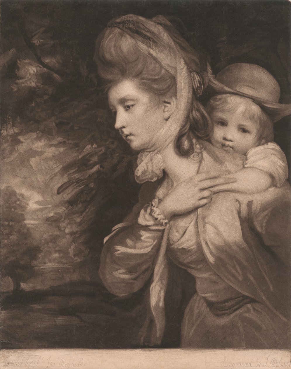 Mrs. Payne Galwey and Her Son Charles by John Raphael Smith