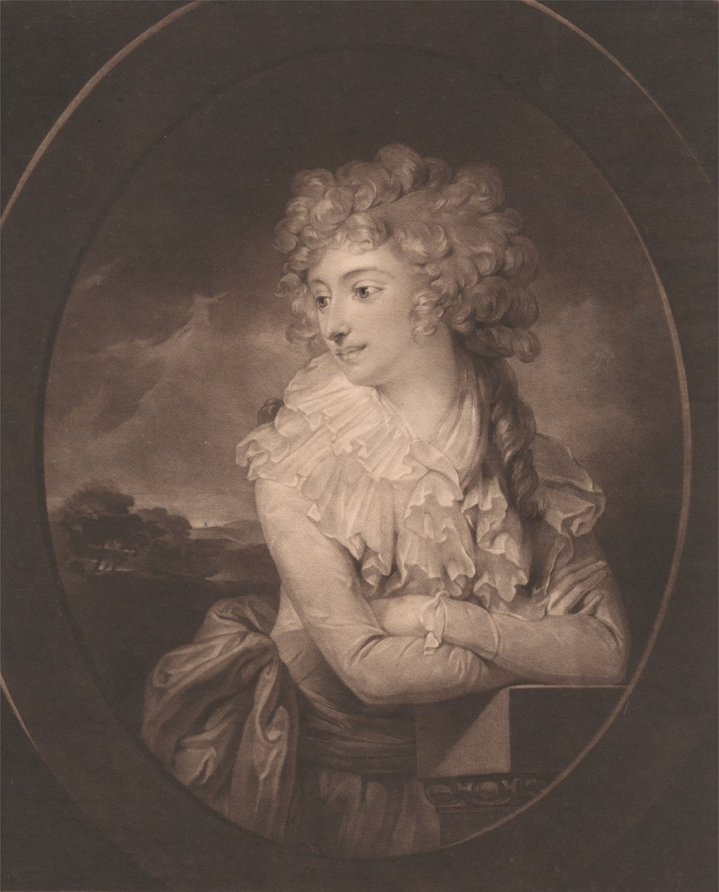 Sarah Anne, Countess of Westmorland by John Raphael Smith