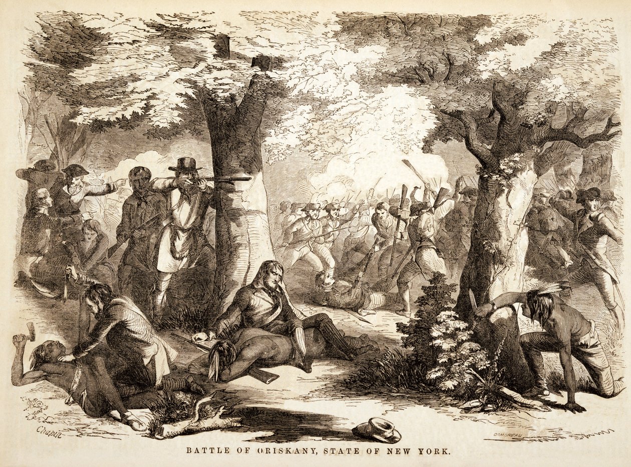 Battle of Oriskany, State of New York by John Reuben Chapin
