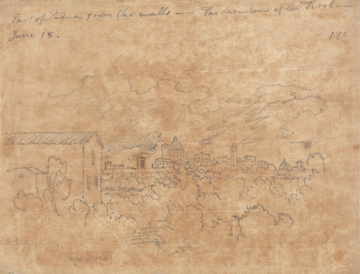 Part of Padua from the Walls by John Robert Cozens