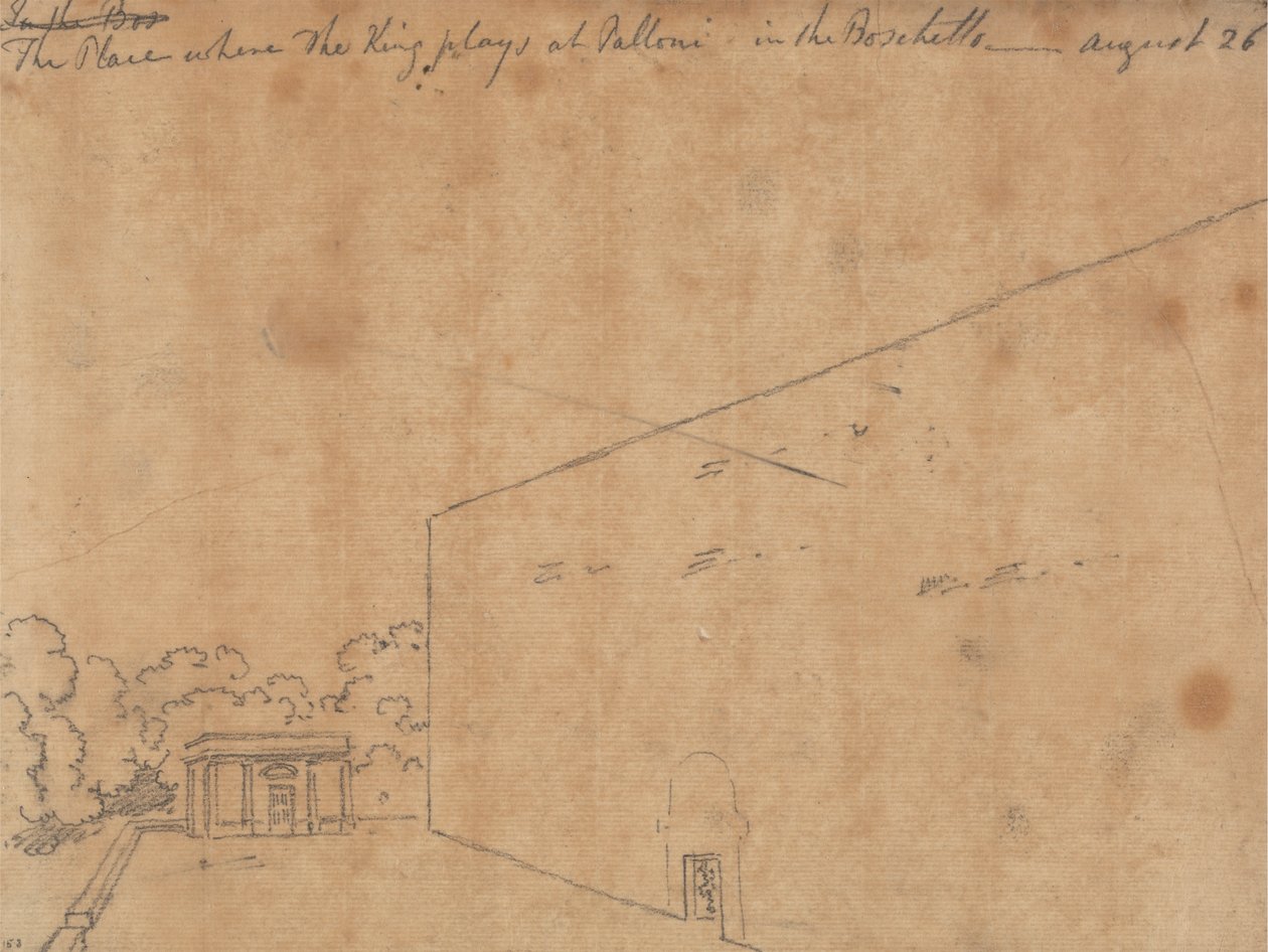 The Place where the King Plays at Palloni by John Robert Cozens