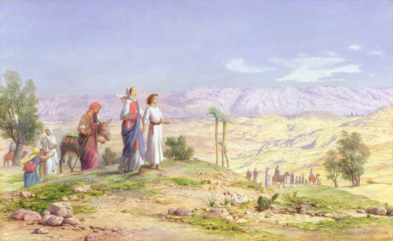 The Holy Family Approaching Jerusalem from Nazareth by John Rogers Herbert