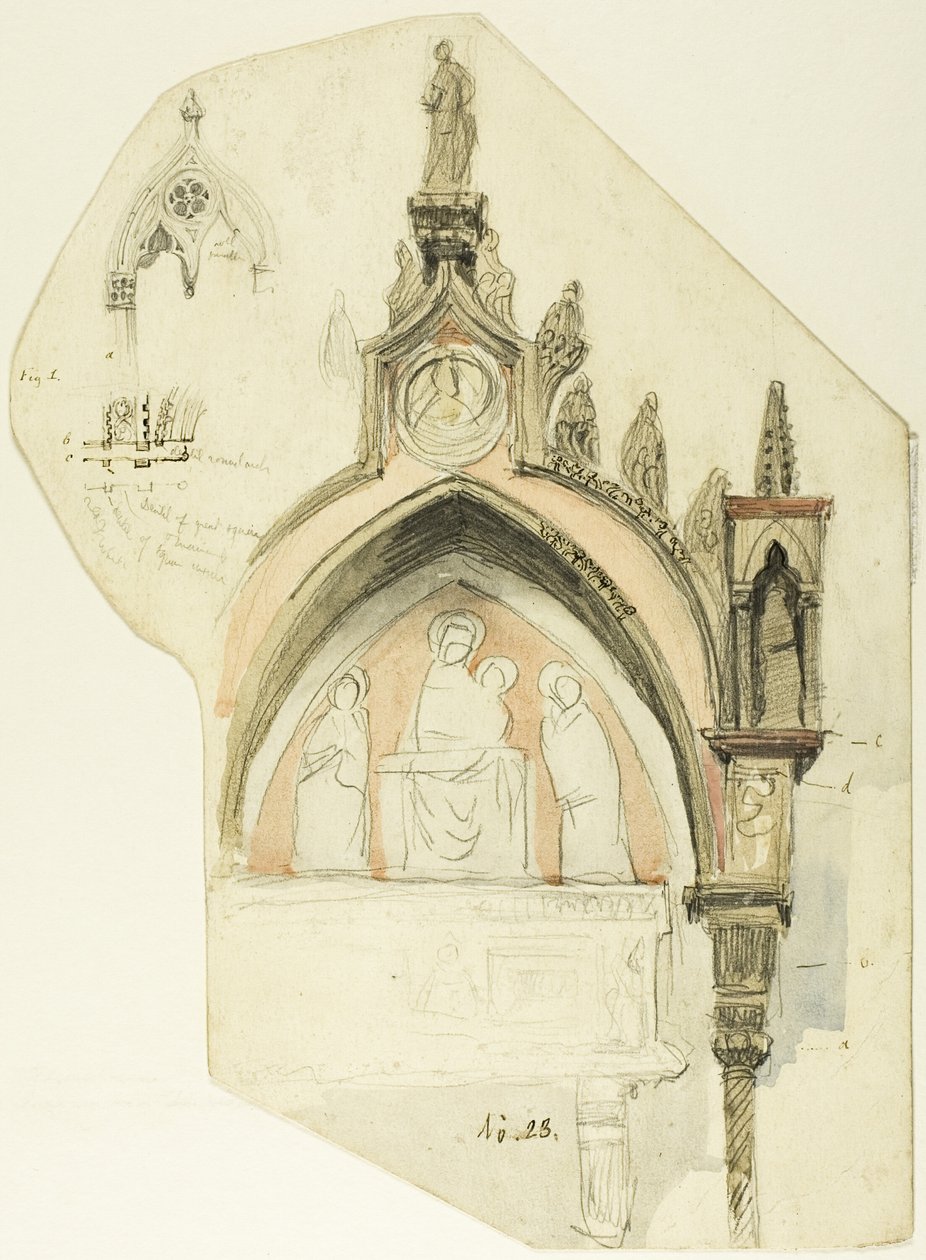 Design for an Arch by John Ruskin: Premium art reproduction