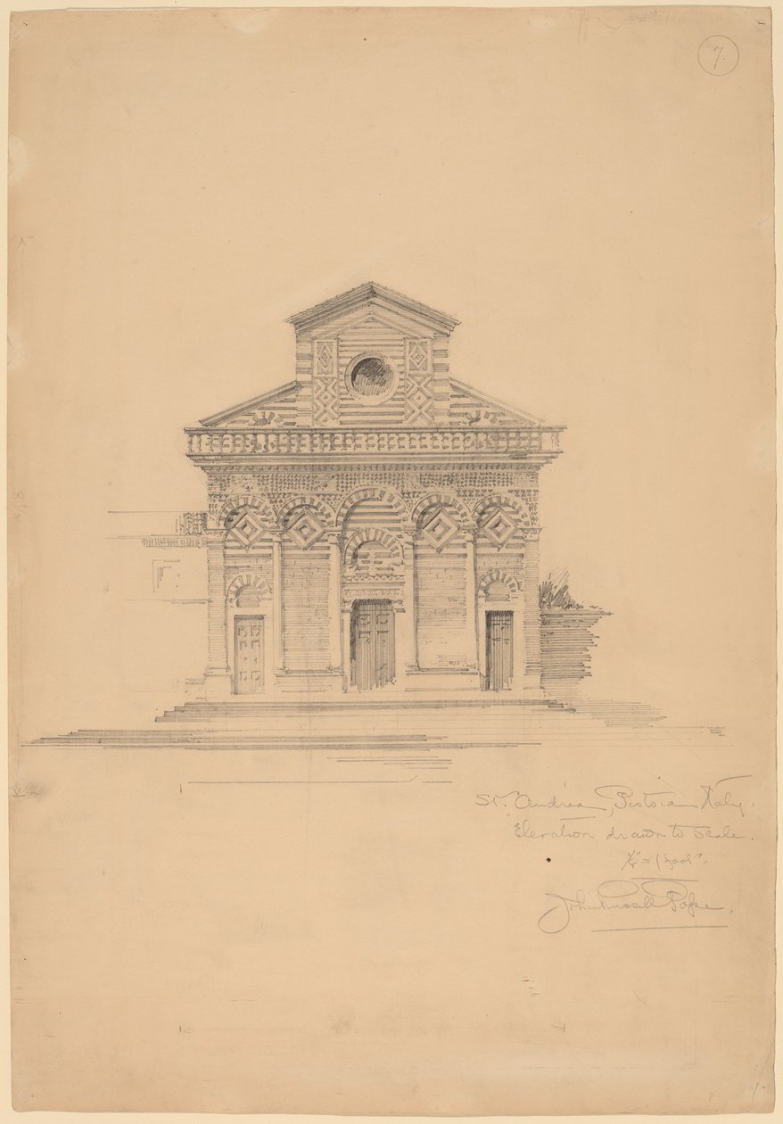 St. Andrea, Pistoia by John Russell Pope