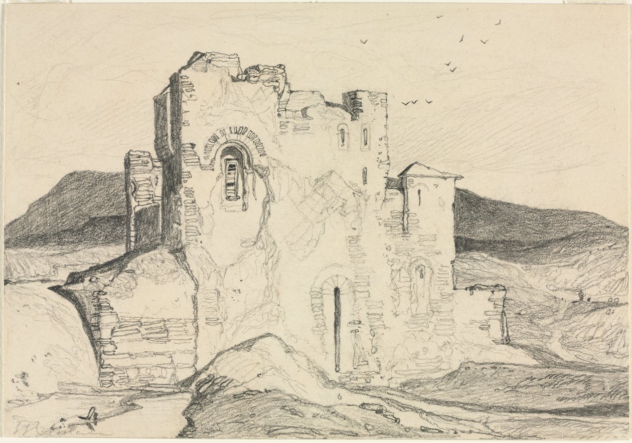 A Castle in Normandy by John Sell Cotman