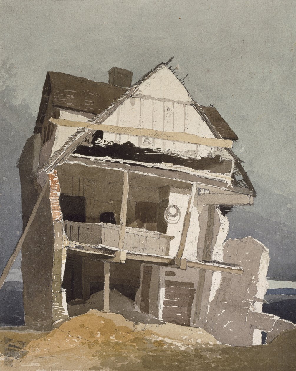 A Ruined House by John Sell Cotman