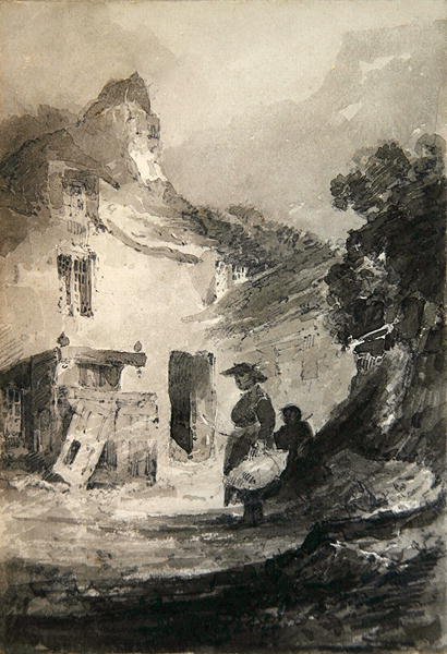 An Old Cottage at Dolgelly by John Sell Cotman