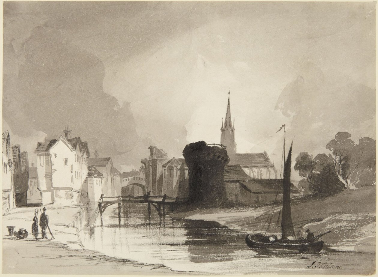 River Scene by John Sell Cotman