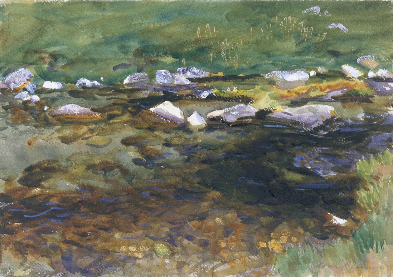 Brook and Meadow by John Singer Sargent
