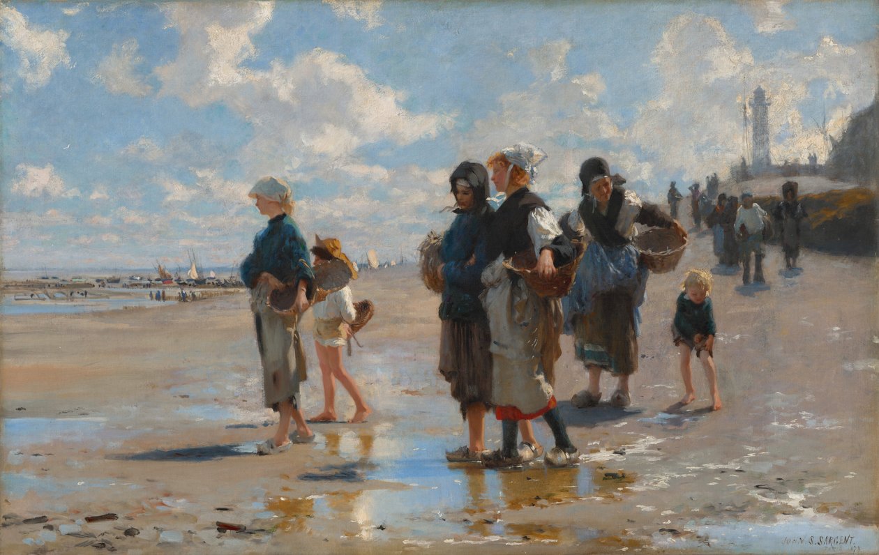 Setting Out to Fish by John Singer Sargent