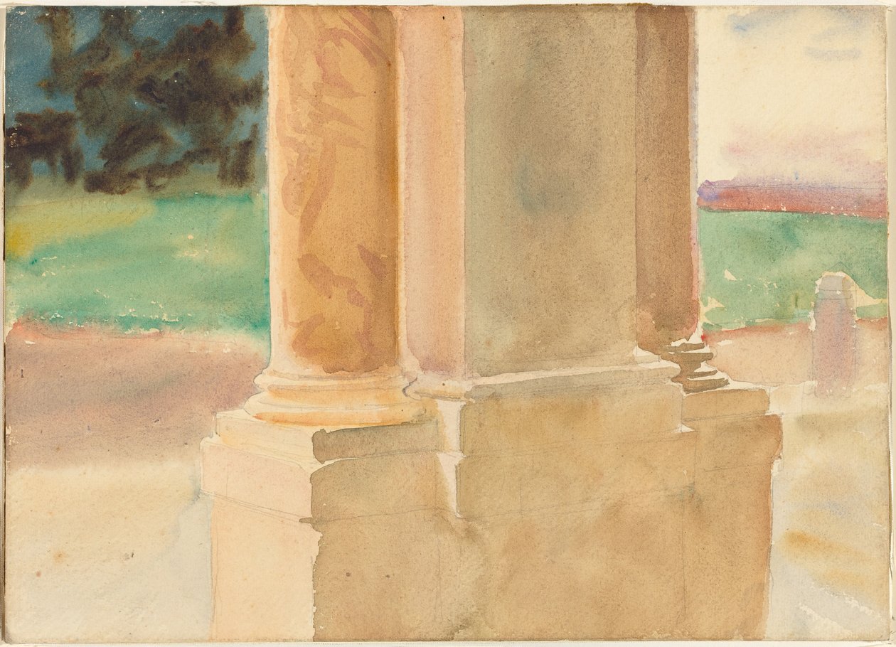 Frascati, Architectural Study by John Singer Sargent