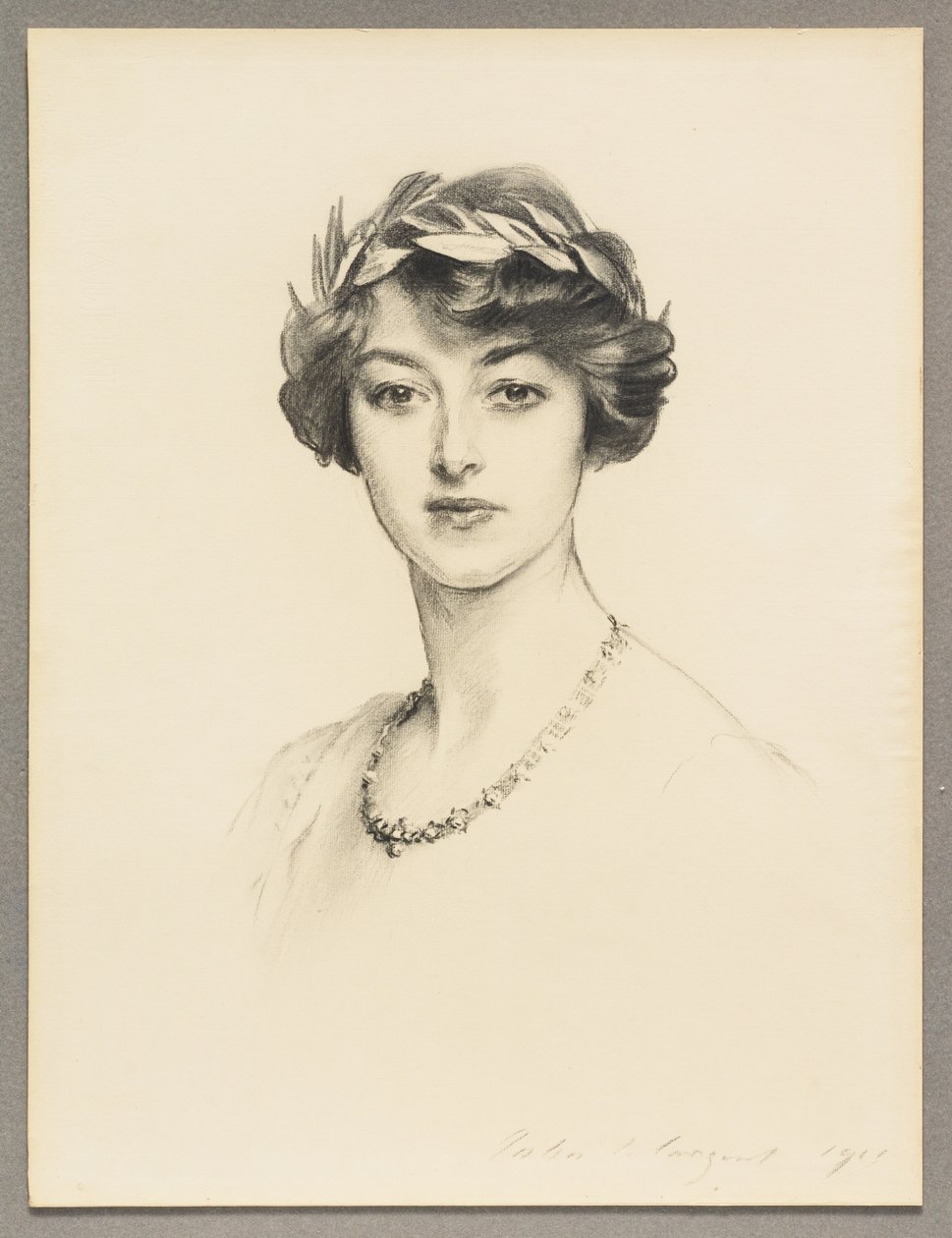 Portrait of Mrs. Gilbert Russell by John Singer Sargent