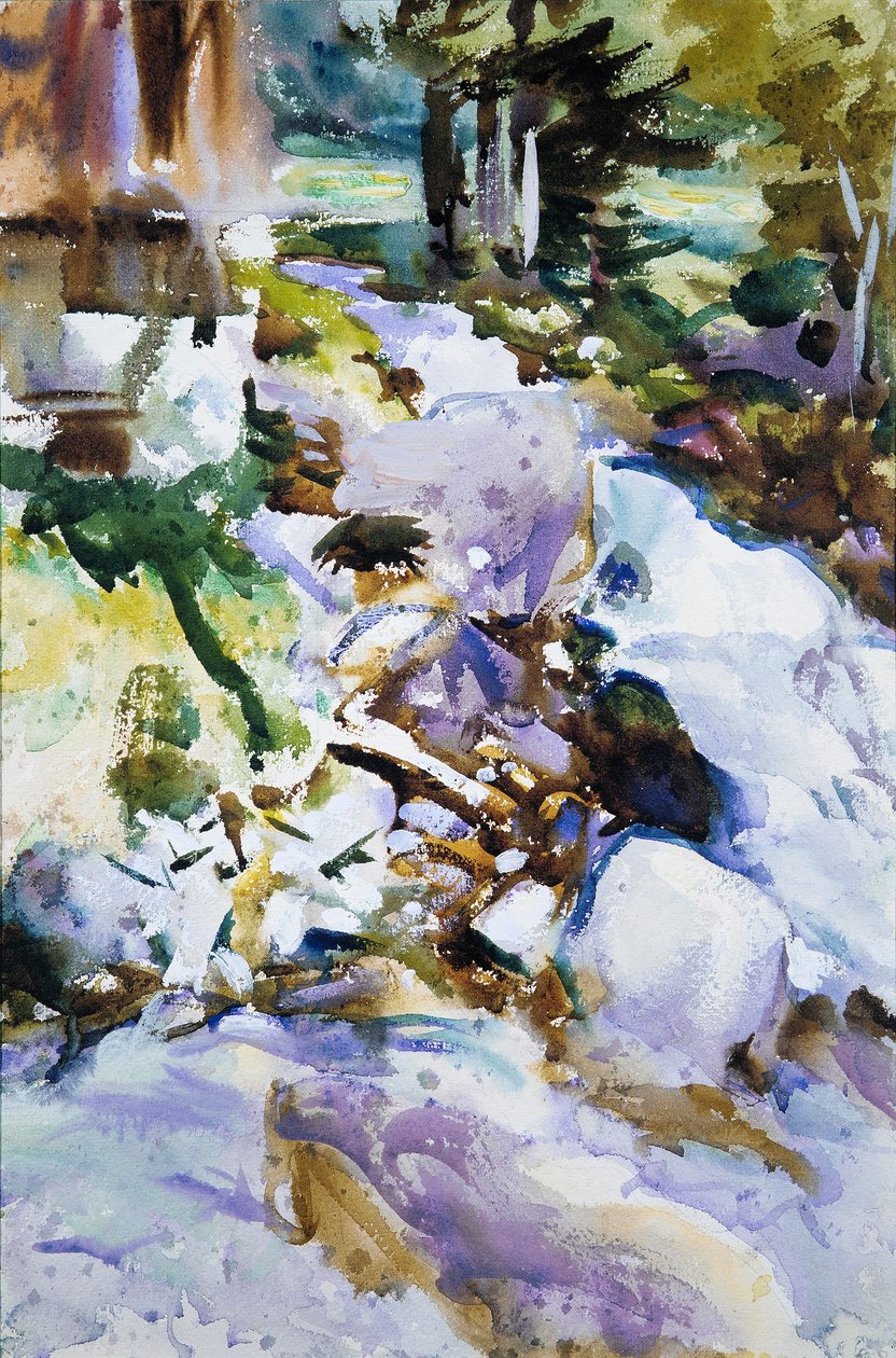 Rushing Brook by John Singer Sargent