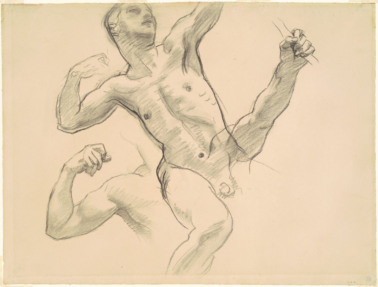 Studies of Achilles for "Chiron and Achilles" by John Singer Sargent