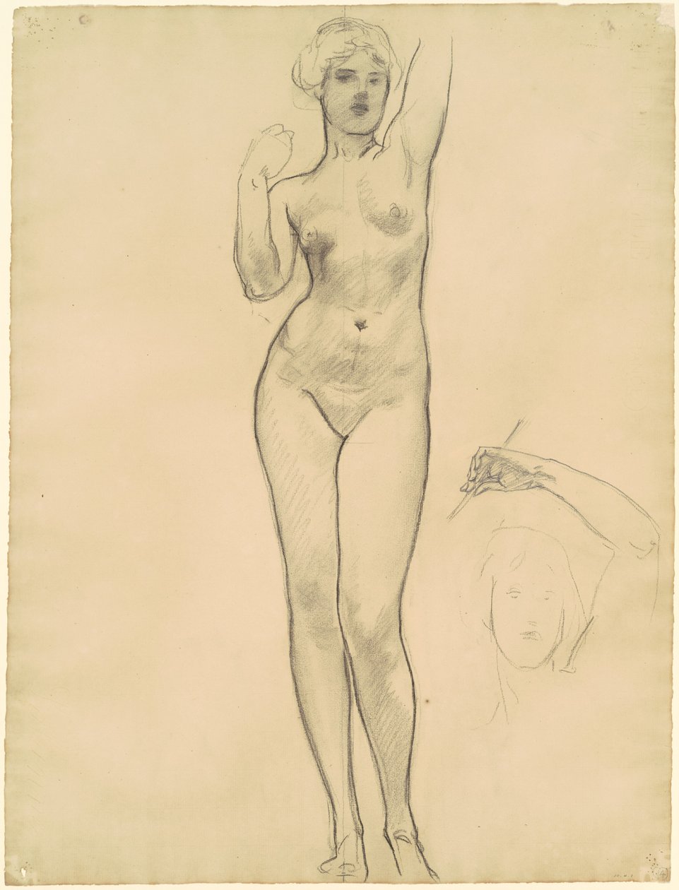 Studies of Aphrodite for Aphrodite and Eros by John Singer Sargent