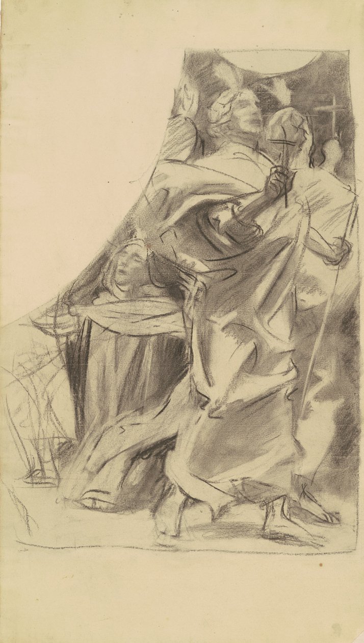 Study for Triumph of Religion by John Singer Sargent