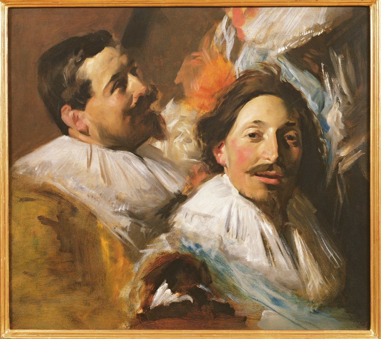 Two Heads from the Banquet of the Officers