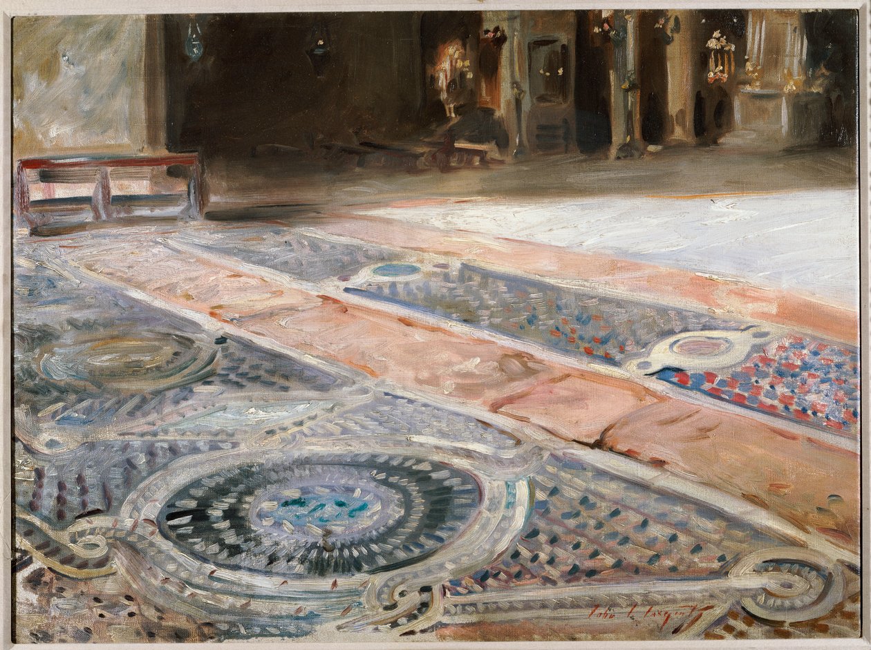 Venetian Interior by John Singer Sargent: Fine art print