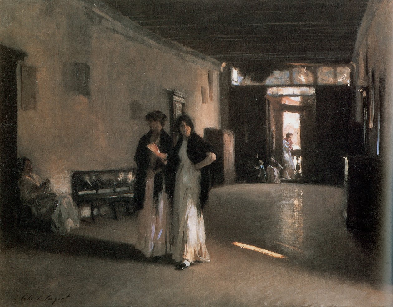Venetian Interior by John Singer Sargent