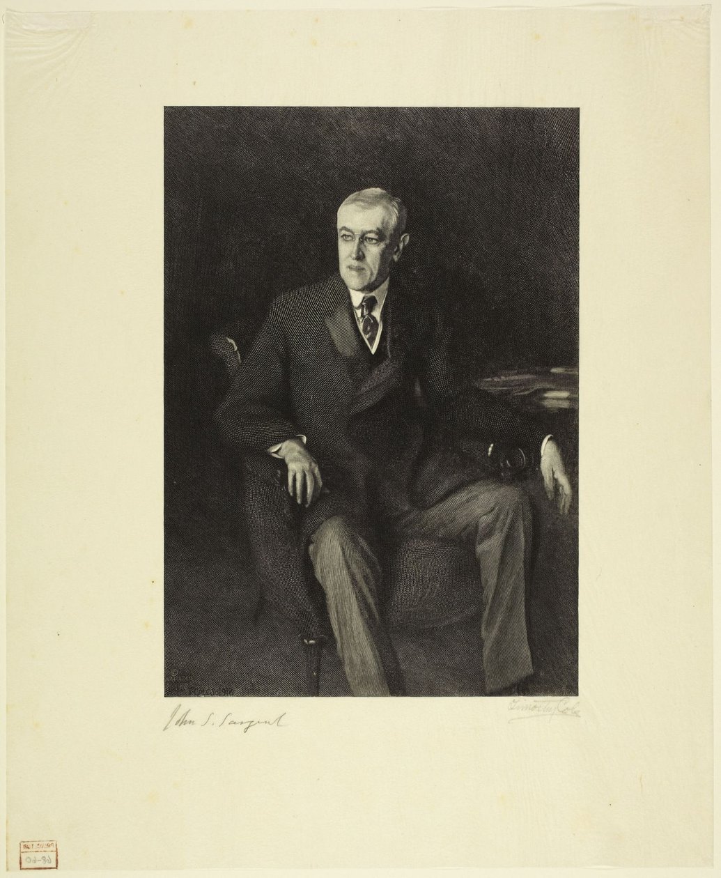 Woodrow Wilson by John Singer Sargent