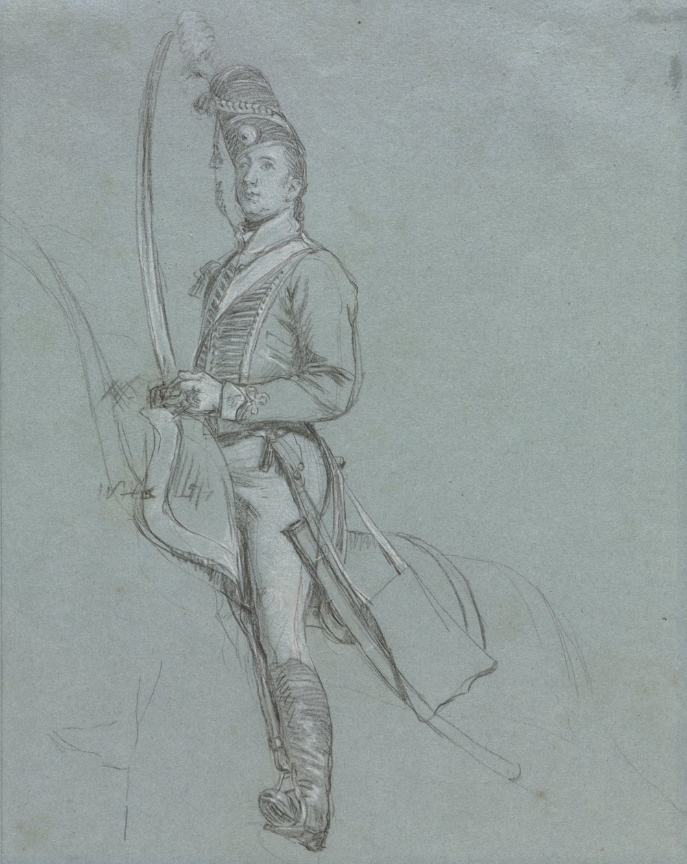 A Hussar Officer on Horseback by John Singleton Copley