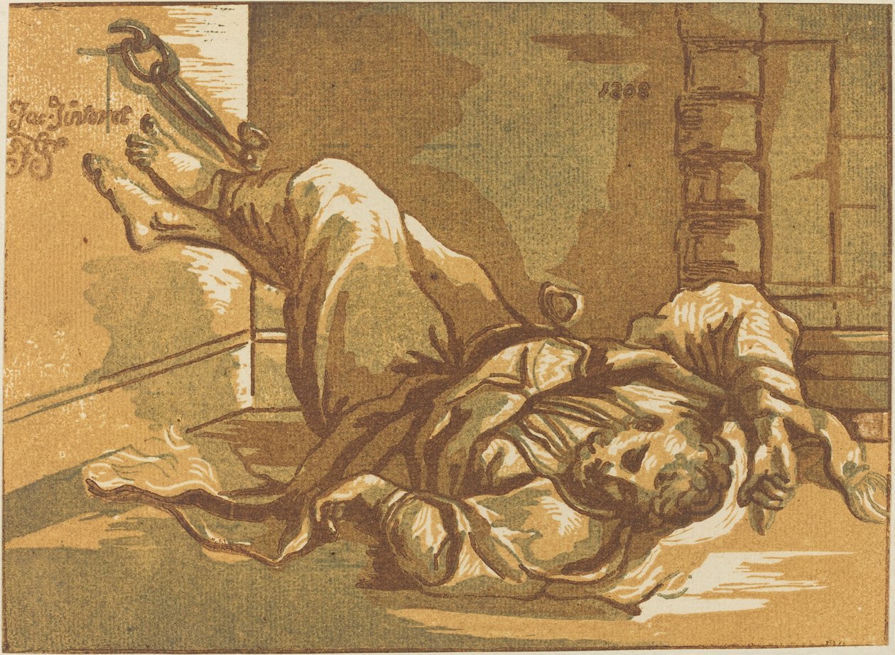 Man in Chains by John Skippe after Jacopo Tintoretto