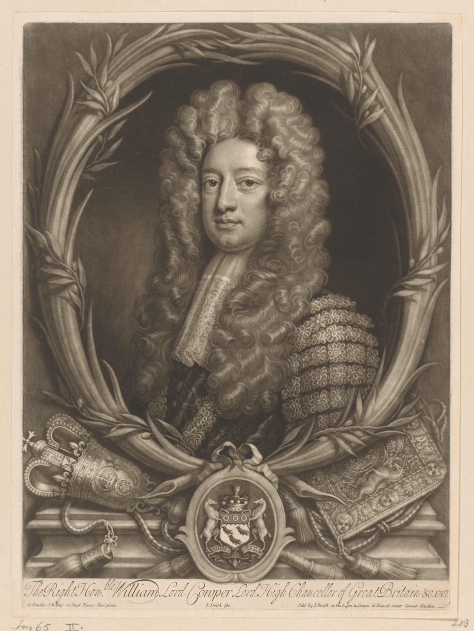 Portrait of William Cowper by John Smith: Fine art print