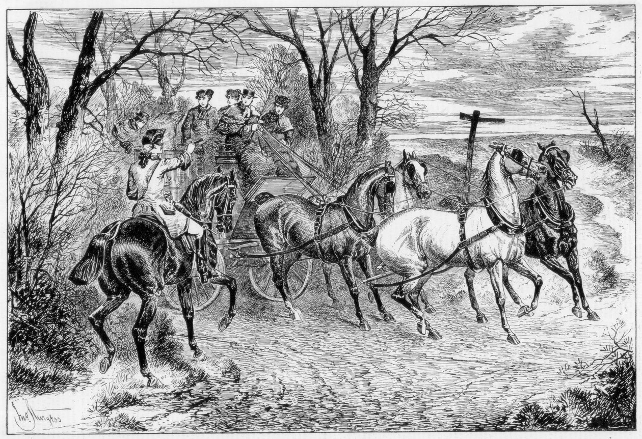 A Knight of the Road, 1881 by John Sturgess
