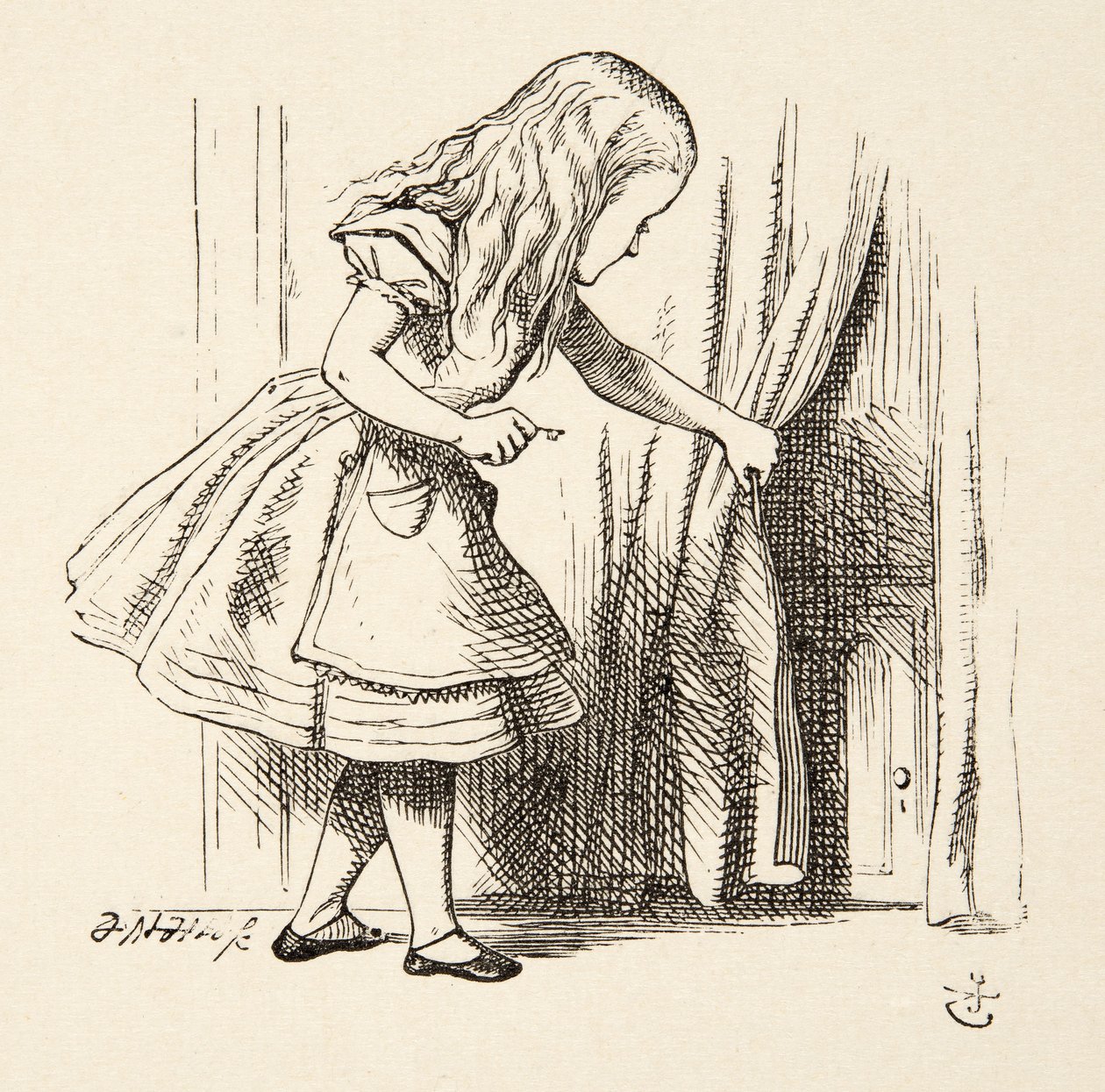 Looking Behind the Curtain, from Alice’s Adventures in Wonderland by ...