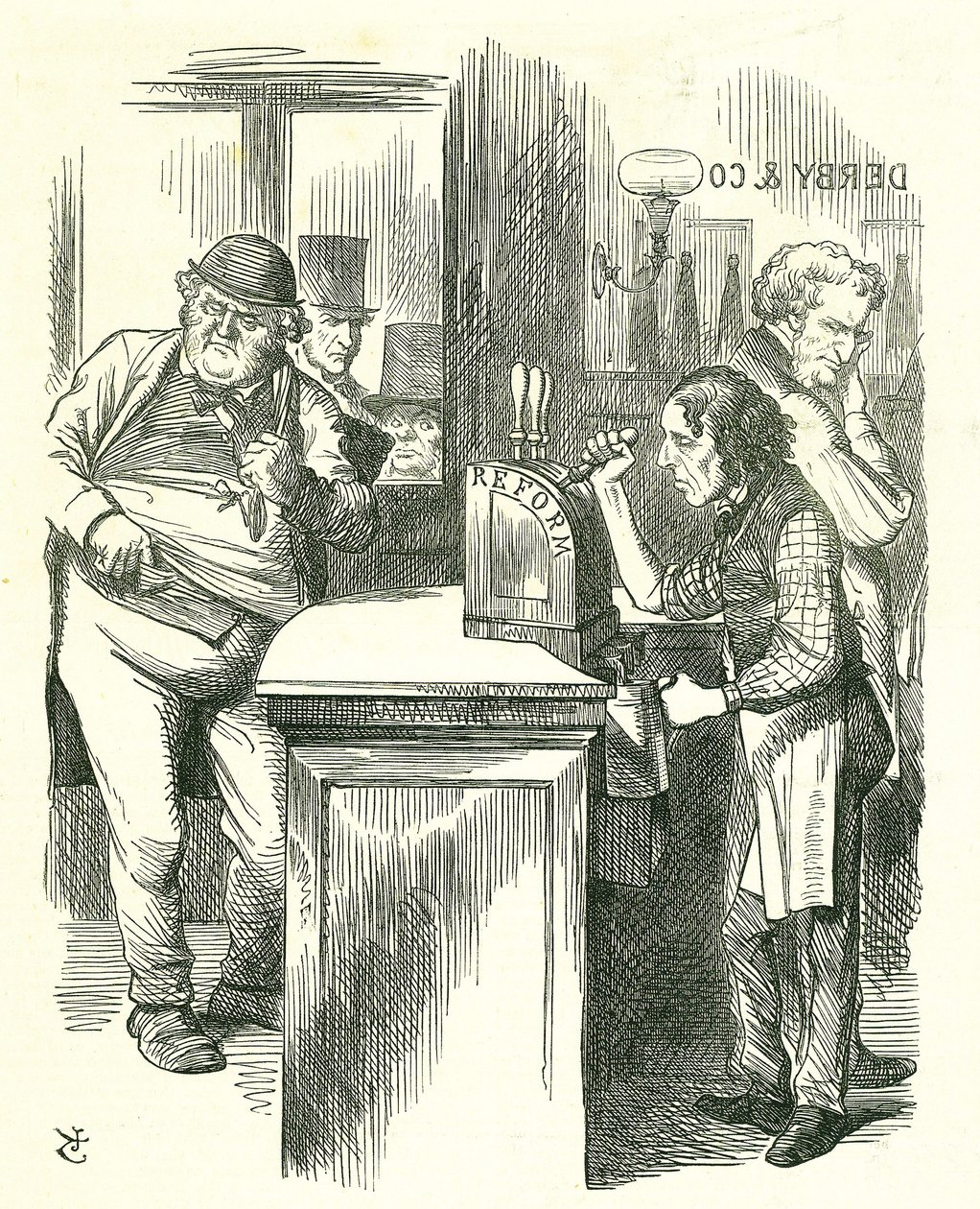 The Honest Pot Boy: Reform of Parliament by John Tenniel