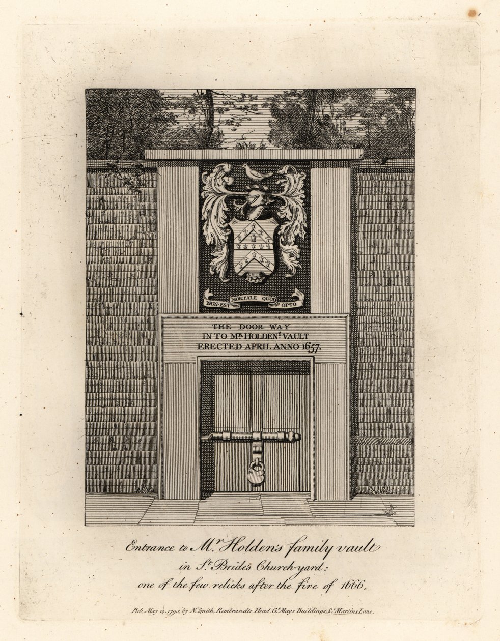 Entrance to Mr by John Thomas Smith