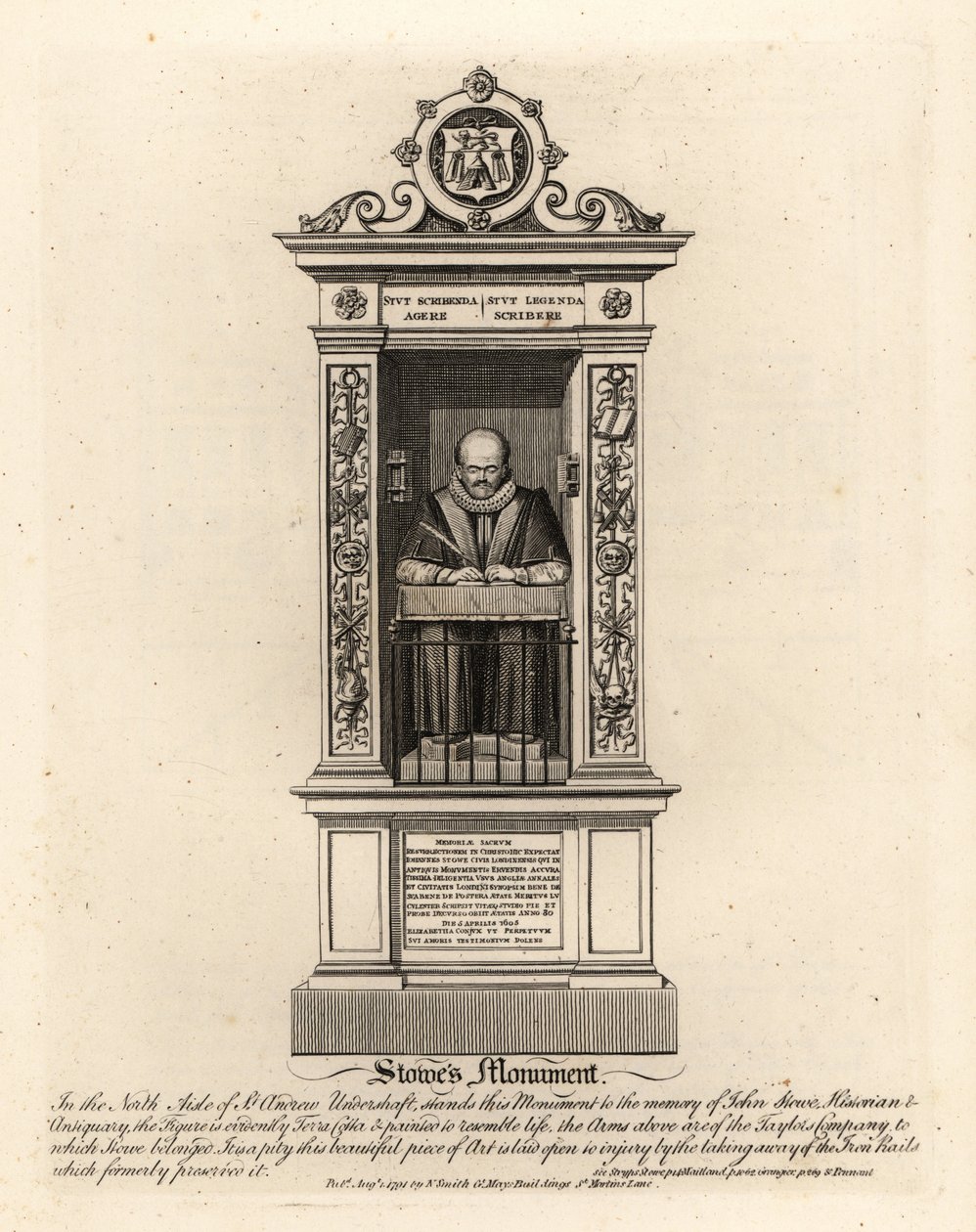 John Stowe, Historian and Antiquarian by John Thomas Smith