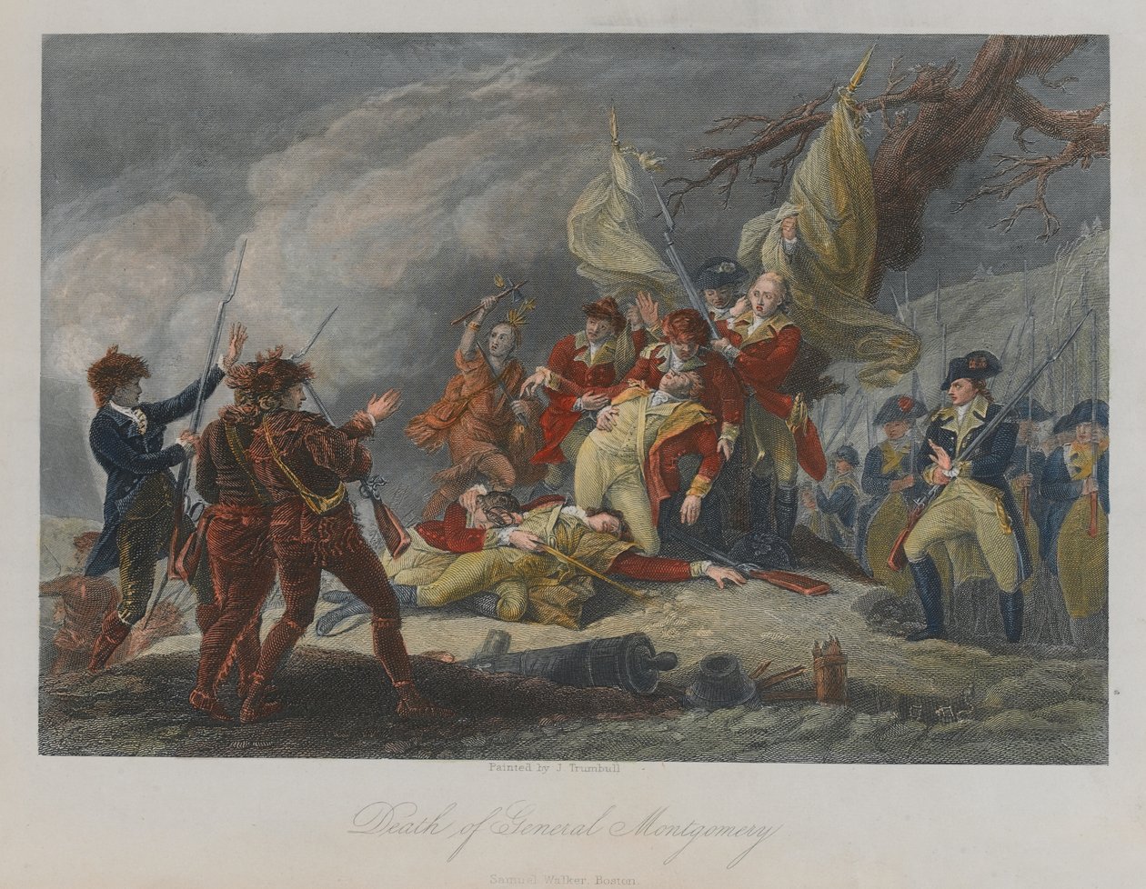 Death of General Montgomery, 1775 by John Trumbull