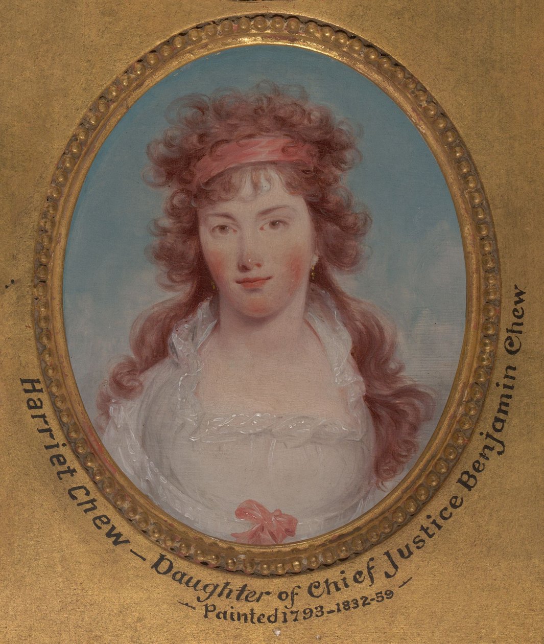 Harriet Chew (later Harriet Chew Carroll, 1775–1861) by John Trumbull
